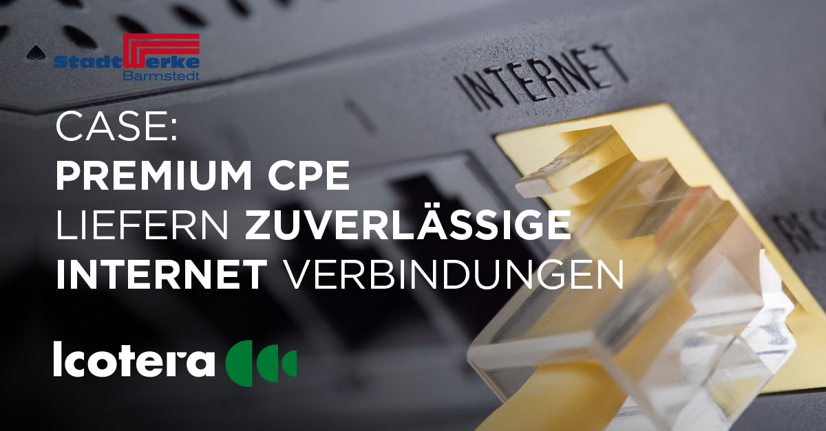 CASE: Ein regionales Versorgungsunternehmen bietet seinen Kunden in ganz Norddeutschland leistungsstarkes Internet