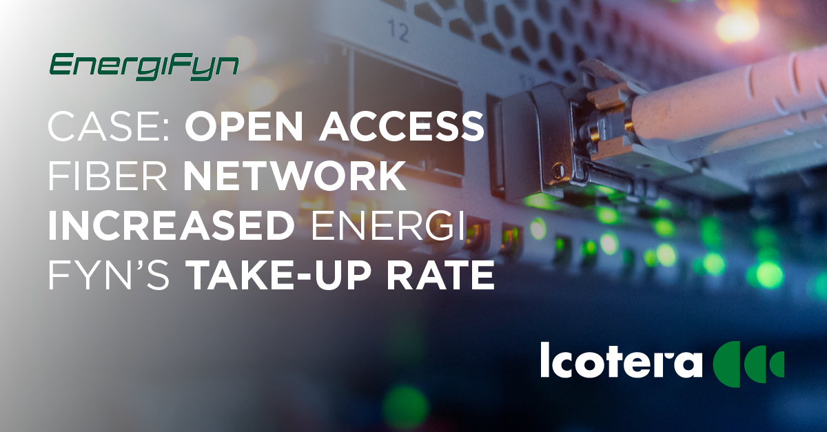 CASE: Open access fiber network increased Energi Fyn’s take-up rate